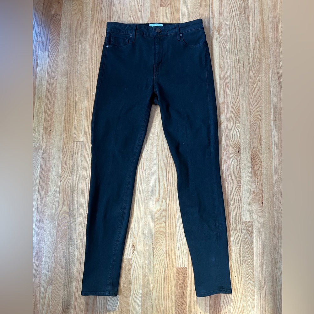 Parker Smith Size 8 Black Skinny Leg Mid Rise Jeans